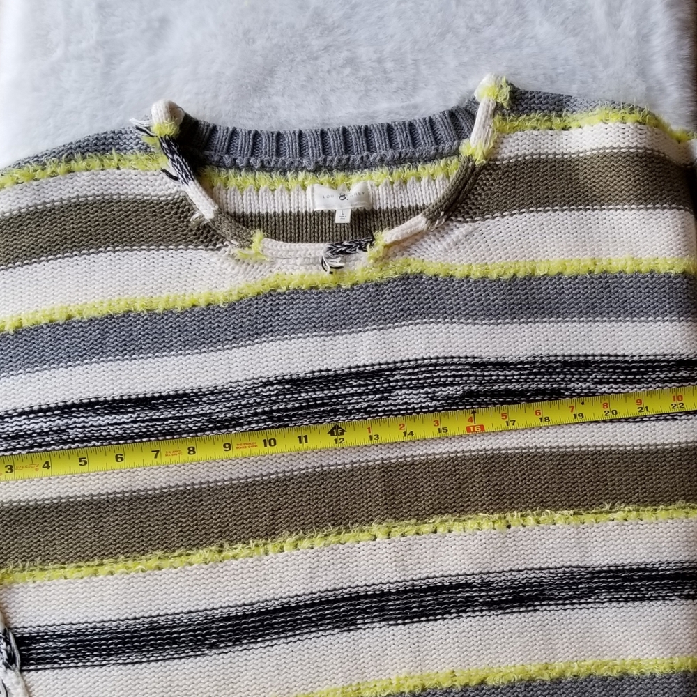 Striped Women's Sweater - Picture 6 of 14